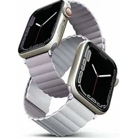 Uniq Pasek Revix Apple Watch 4/5/6/7/8/Se/Se2 40/41Mm Reversible Magnetic lilak-/lilac-white  Uniq737 8886463680780