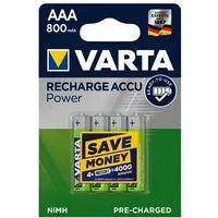 Varta  Rechargeable Aaa / R03 800Mah 10 nocode-9541050