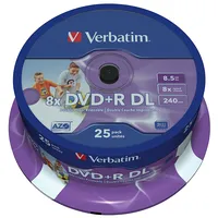 Verbatim DvdR Dl 8.5 Gb 8X 25  43667 0023942436676