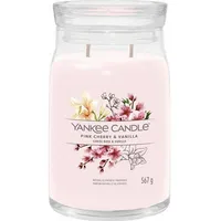 Yankee Candle Signature Pink Cherry  Vanilla Świeca 567G 1629986E 5038581128818