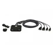 Aten Przełšcznik 2 portowy Usb Vga Fhd Hdmi Kvm Switch Cs22Hf-At - Nuatnkv2Pcs22Hf  4710469341304