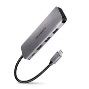 Axagon Multiport Usb 3.2 Gen 1 hub. Hdmi, card reader and Power Delivery. 20 cm Usb-C cable.  Hmc-5 8595247906175