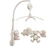 Babys only muzikālais karusedzīvnieki, 0, Old pink/ Warm linen Bo-815.023.061.50  8720791359294