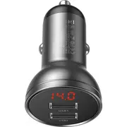 Baseus Digital Display 2X Usb-A 4.8 A  Ccbx-0G 6953156215399