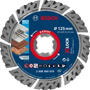 Bosch X-Lock Multimat 125X22.23X2.4X12 - 2608900670 Expert Range  4059952540054