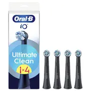 Braun Cbf-4 Oral-B Ultimateclean zobu birstes uzgaļi, melni, 4 gab. iO Rb Cbf-4-1  8700216199483