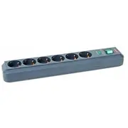 Brennenstuhl Extension cord Eco-Line, 6 sockets, 1.5M, with socket, switch, 3X1.5, overload protection,  1159710 4007123248674