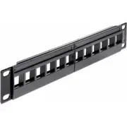 Delock Patch Panel 12 portów - 43259  4043619432592