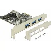 Delock Pcie 2.0 x1 - 4X Usb 3.0 89301  4043619893010