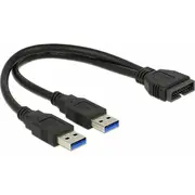Delock Usb zew. - wew., 0.25M,  83910 4043619839100