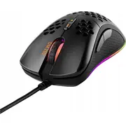 Deltaco Pelė Gaming su laidu, 6400 Dpi, Rgb, Usb, juoda / Gam-108  7333048047021