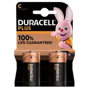 Duracell  Plus Mn1400 C Alkaline 2 pcs 815 5000394141827