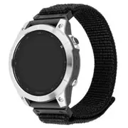 Fixed  Sporty Strap for Garmin Quickfit 22Mm 160-210 mm Juodas Nylon Fixnst2-Qf22Mm-Bk 8591680161775