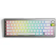 Glorious Gaming Gmmk 3 Pro He 65 Prebuilt Wireless klawiatura Rf Qwerty Us English  Glo-Kb-Gmmk3-Pro-65-Pb-He-Wl-Sil-Us 0840408300018