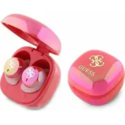 Guess Bluetooth headphones Gutwsj144Esf Tws  docking station fuchsia/fuschia Irint 4G Printed Logo 3666339343200
