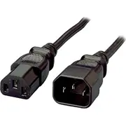Hamaequip 112100  zasilające 1,8 m C13 panel C14 4015867213698