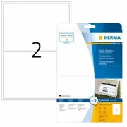 Herma Etykiety z nazwami, wyjmowane, A4, 199,6 x 143,5 mm, , wykonane jedwabiu octanowegodruku - 4519  4008705045193