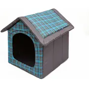 Hobbydog Buda w niebieską kratę - R2  Budnkr16 5902052047055