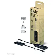 Hub Usb Club 3D Club3D Usb-Hub C  4X 10Gbps 100W Pd St/Bu retail Csv-1548 8719214472962