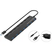 Hub Usb Conceptronic Usb-Hub 7-Port 3.0  -7X3.0 5Gbps m.Netz. sw Hubbies19Bp 4015867235348