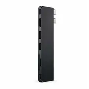 Hub Usb Satechi Pro Slim with dual Usb-C do Apple Macbook 2Xusb-A, 4, Hdmi, Sd/Microsd, Midnight  Sth191 810086360628