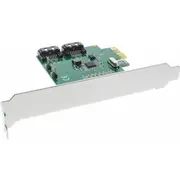 Inline Pcie 2.0 x1 - 2X Sata 3 76696C  4043718220625