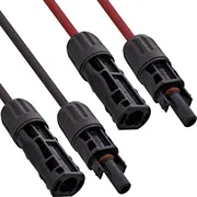 Inline Solar Verlängerungs-Set inkl. Solarstecker 6Mm² /Rot 15M  4043718334742