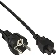 Kabel  Inline 40Pcs. pack Bulk-Pack Power cord for notebook, black, 1.8M, bulk B-16656X 4043718253340
