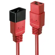 Kabel  Lindy 30123 Iec C19 - C20, 1M 4002888301237
