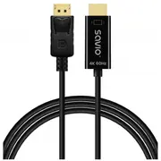 Kabel Savio Cl-189 Displayport do Hdmi 4K 60 Hz  5901986049593
