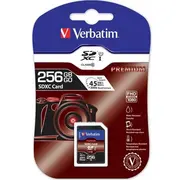 Karta Verbatim Premium Sdxc 256 Gb Class 10 Uhs-I/U1  44026 023942440260