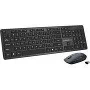 Klawiatura  Rebeltec klawiatura Maxim 2,4Ghz, zasięg 10M nano odbiornik Usb 104 klawisze Qwerty Rblkla00043 5902539601718