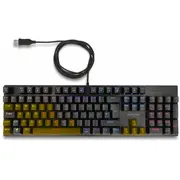 Klawiatura Delock  Usb Gaming przewodowa 1,6M z podświetleniem Rgb 12115/15498254 4043619121151