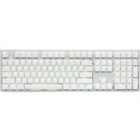 Klawiatura Ducky One 2 White Edition Pbt Gaming Tastatur, Mx-Black, weiße Led - weiß  Dkon1808S-Adepdwzw1 4713319661812