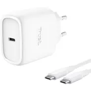 Ladetajs Trust Maxo 45W Black Usb-C  2M Cable White 8713439257212 25721