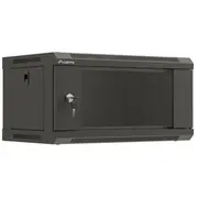 Lanberg Szafa instalacyjna rack wisząca 19 4U 540X350  przeszklone fpack Wf03-5304-10B 5901969446876 Nulagr4U0000020