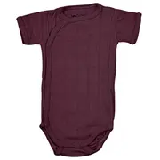 Lodger Romper Solid kokvilnas bodijsīsām piedurknēm, Nocture, 62 cm Rfs 07762  8719033396012
