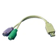 Usb Logilink Usb-A - Ps/2 x2  Au0004A 4260113560549