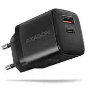 Mobile Charger Wall Usb 30W/2Port Black Acu-Pq30 Axagon  8595247907103
