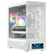 Modecom Pc case Volcano Aq500 Argb Midi White  Mc-A-Aq500-4Fa-W 5903560983118 Komcpod0Aq500Wh