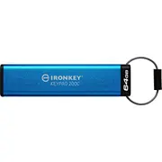 Pendrive Kingston Ironkey Keypad 200, 64 Gb  Ikkp200C/64Gb 0740617336627
