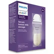 Philips Avent krūts piena  maisiņi 180Ml/25 gab. Scf603/25 8720689035842