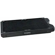 Phobya R27-S240 Radiator, 240 mm 18 Fpi, Kupferlamellen, 2X G1/4-Zoll-Anschlüsse  4049469346348