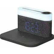 Proove 3-In-1 Bedside lamp  Alarm clock Day Night Led 1200Mah 3W inductive charging 15W dark gray Pldn05002005 6901111481471
