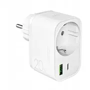 Puro 20W Power Delivery z wtyczką i  Schuko 1X Usb-C Usb-A - 8018417500275