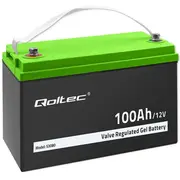 Qoltec Gel battery 12V, 100Ah  53080 5901878530802 Azqoluaz0053080
