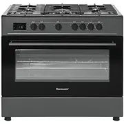Ravanson Kwge-K90 Cheff Modern Black gas and electric cooker  Kwge-K90A 5902230902916 Agdravkws0021