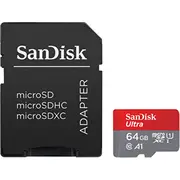 Sandisk  Ultra microSDXC 64Gb Sd 140Mb/S A1 Class 10 Uhs-I - Imaging Packaging Sdsquab-064G-Gn6Ia 619659200039