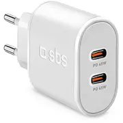 Sbs Mobile  2X Usb-C 45W 8018417405709 Tetr2Cpd45W