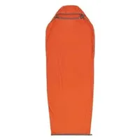 Sea To Sumreactor Sleeping Bag Liner - Mummy W/ Drawcord- compact- orange  Asl031071-190802 9327868158317 Kemssuspi0021